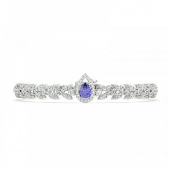 Bratara cu Diamante de 1.28 ct si Tanzanite de 0.57 ct