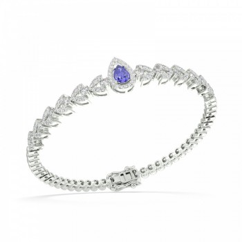 Bratara cu Diamante de 1.28 ct si Tanzanite de 0.57 ct