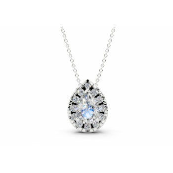 Cercei cu diamante central de 1.15ct si diamante laterale de 1.05ct