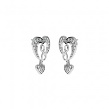 Cercei Love cu diamante de aproximativ 0.45 ct