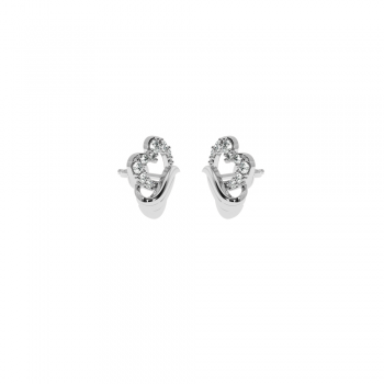 Cercei Lover cu diamante de aproximativ 0.14 ct