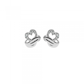 Cercei Lover cu diamante de aproximativ 0.14 ct