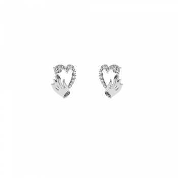 Cercei Lover cu diamante de aproximativ 0.30 ct