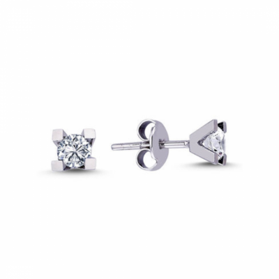 Cercei Solitaire cu Diamante de 0.23 ct