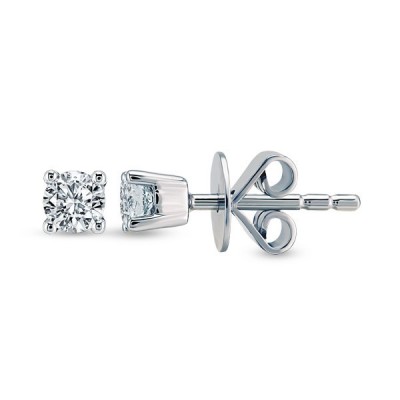 Cercei Solitaire cu diamante de 0.75 ct