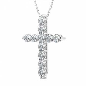 Colier cruciulita cu diamante de 2.58 ct