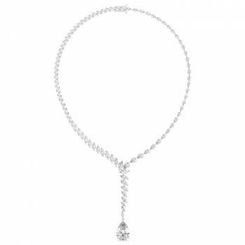 Colier cu diamante Pear de 17.18 ct si Diamante Marquise de 12.69 ct