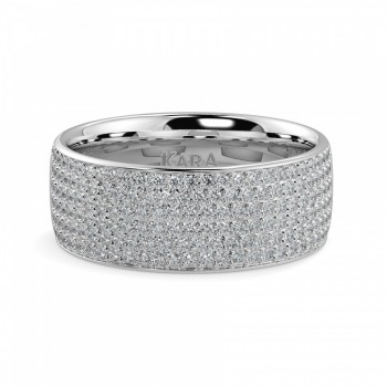 Inel Semi Eternity cu diamante de 0.60ct