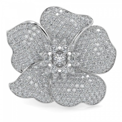 Inel Royal Bloom cu Diamante de 3.40 ct