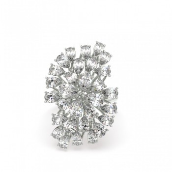 Inel cu Diamante Pear de 4.31 ct