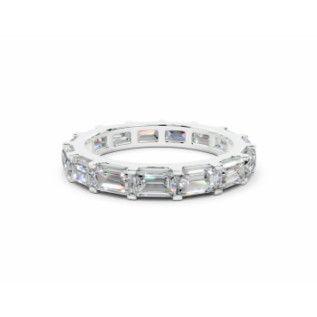 Inel/Verigheta Eternity cu diamante de 3.55ct