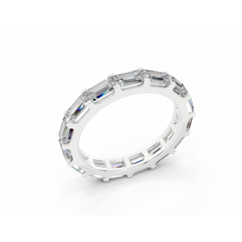 Inel/Verigheta Eternity cu diamante de 3.55ct