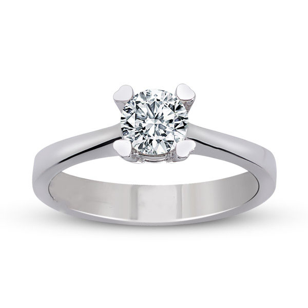 Inel de logodna Solitaire  cu diamant de 0.44 ct