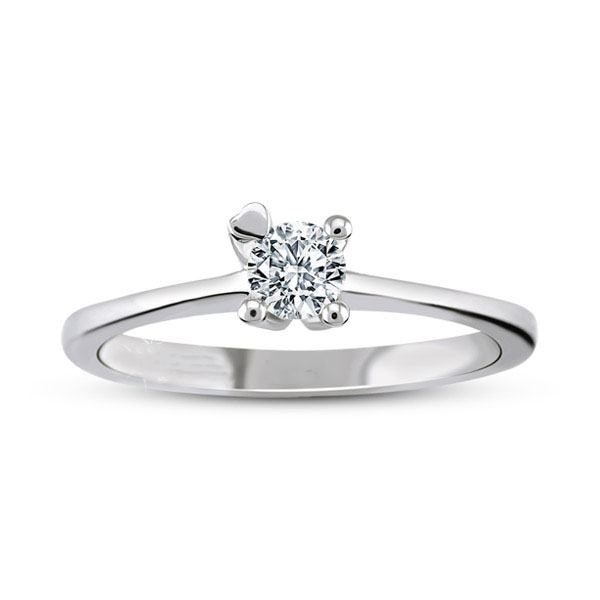 Inel de logodna Solitaire  cu diamant de 0.20 ct