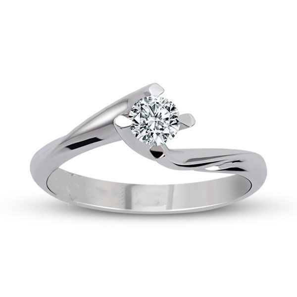 Inel de logodna Solitaire cu Diamant de 0.25 ct