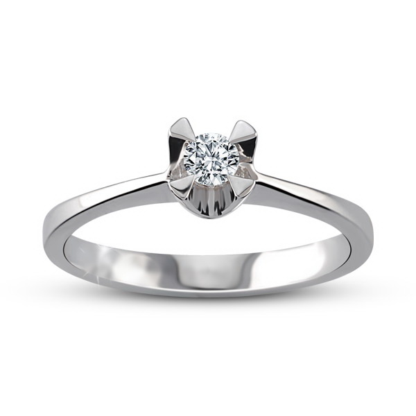 Inel de logodna Solitaire cu Diamant de 0.30 ct