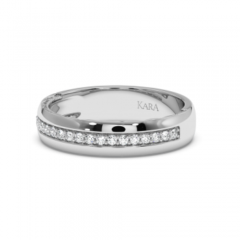 Inel/Verigheta Eternity cu Diamante de 0.19 ct