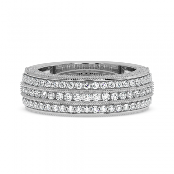 Inel/Verigheta Eternity cu Diamante de 0.76 ct