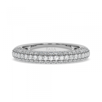 Inel/Verigheta Eternity cu Diamante de 0.86 ct