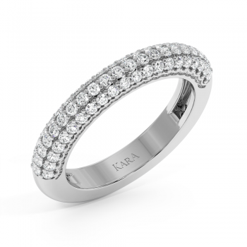 Inel/Verigheta Eternity cu Diamante de 0.86 ct