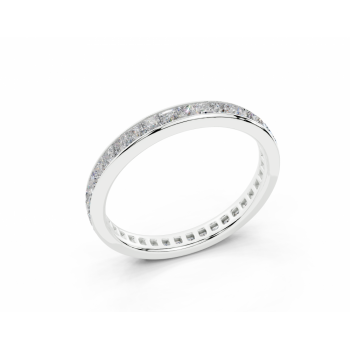 Inel/Verigheta Eternity cu diamante de 1.14ct