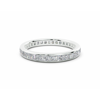 Inel/Verigheta Eternity cu diamante de 1.14ct