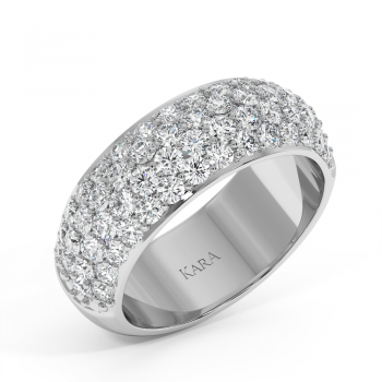 Inel/Verigheta Eternity cu Diamante de 1.87 ct