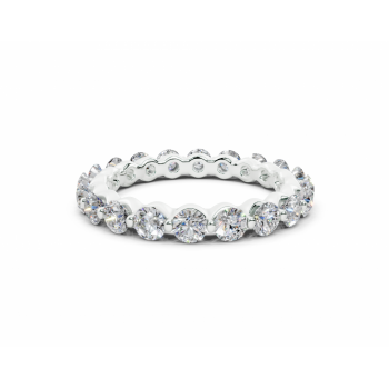 Inel/Verigheta Eternity cu diamante de 2.03ct