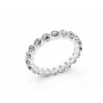 Inel/Verigheta Eternity cu diamante de 2.03ct