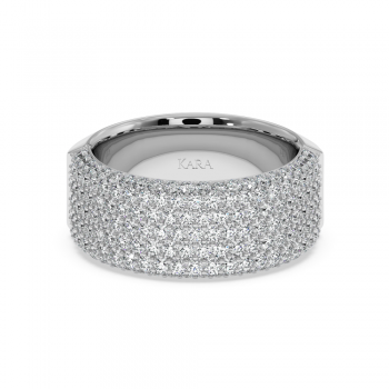 Inel/Verigheta Eternity cu Diamante de 1.95 ct