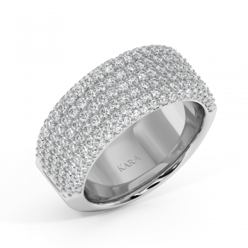 Inel/Verigheta Eternity cu Diamante de 1.95 ct