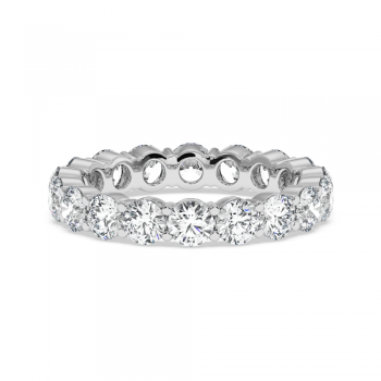 Inel/Verigheta Eternity cu Diamante de 3.13 ct