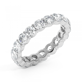 Inel/Verigheta Eternity cu Diamante de 3.13 ct