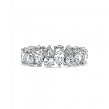 Inel/Verigheta Eternity cu Diamante Pear Cut de 3.60ct