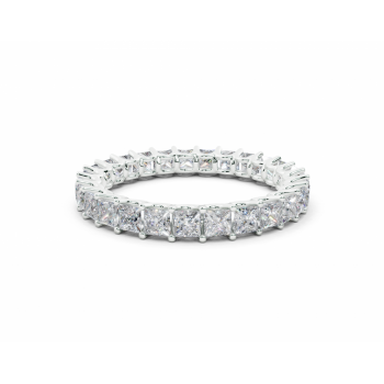 Inel/Verigheta Eternity cu diamante Princess Cut de 1.93ct