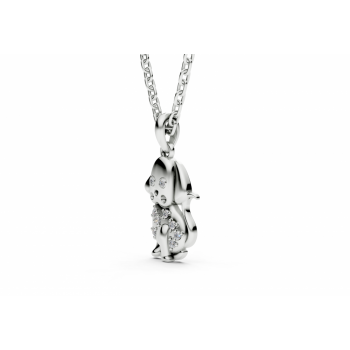 Pandantiv cu Diamante de 0.03ct