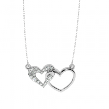 Pandantiv Lover cu diamante de 0.21ct