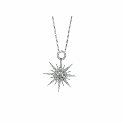 Pandantiv Star cu Diamante de 0.65ct