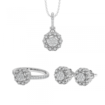 Set cu Bijuterii de 0.85ct