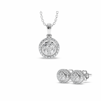 Set de Bijuterii cu Diamante de 0.71 ct