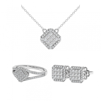 Set de Bijuterii cu Diamante de 0.93ct