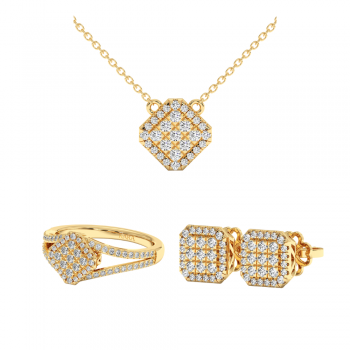 Set de Bijuterii cu Diamante de 0.93ct