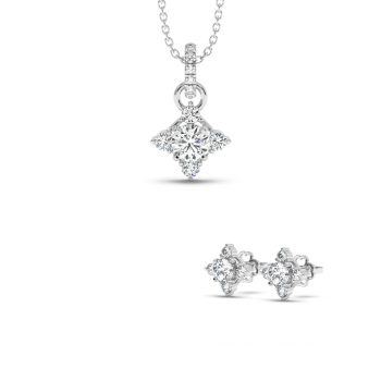 Set de Bijuterii cu diamante de 1.20 ct