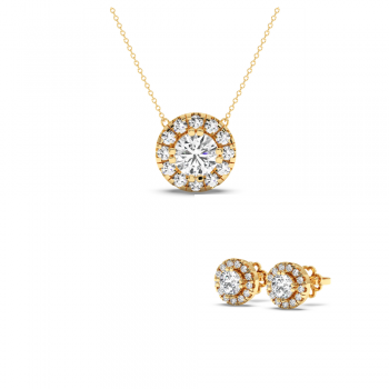 Set de Bijuterii cu Diamante de 1.49 ct