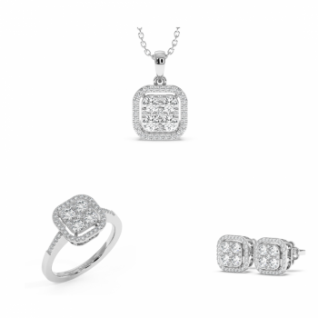 Set de Bijuterii cu Diamante de 1.65 ct