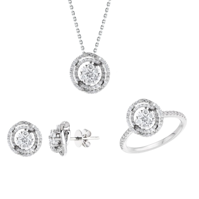 Set de Bijuterii cu Diamante de 1.76 ct