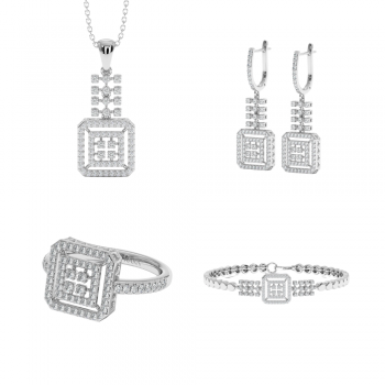 Set de Bijuterii cu Diamante de 1.99ct